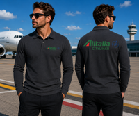Thumbnail for ALITALIA LONG SLEEVE  POLO
