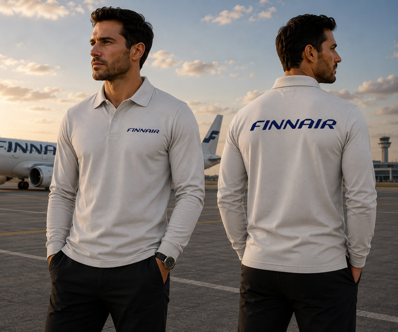FINN AIR LONG SLEEVE  POLO