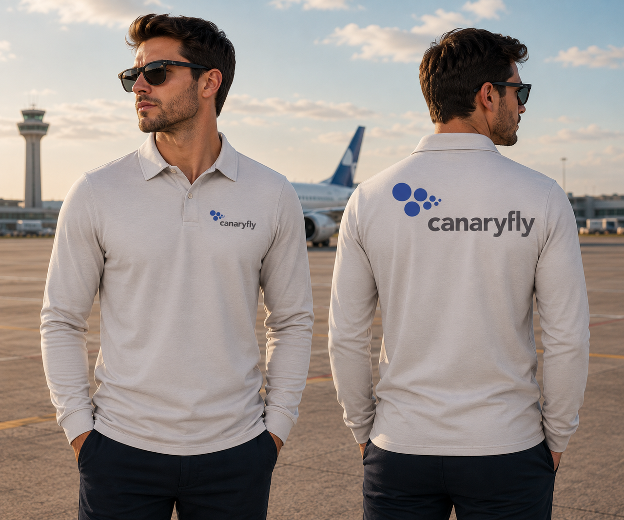 CANARYFLY LONG SLEEVE  POLO