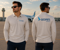Thumbnail for AZORES AIRLINES LONG SLEEVE  POLO