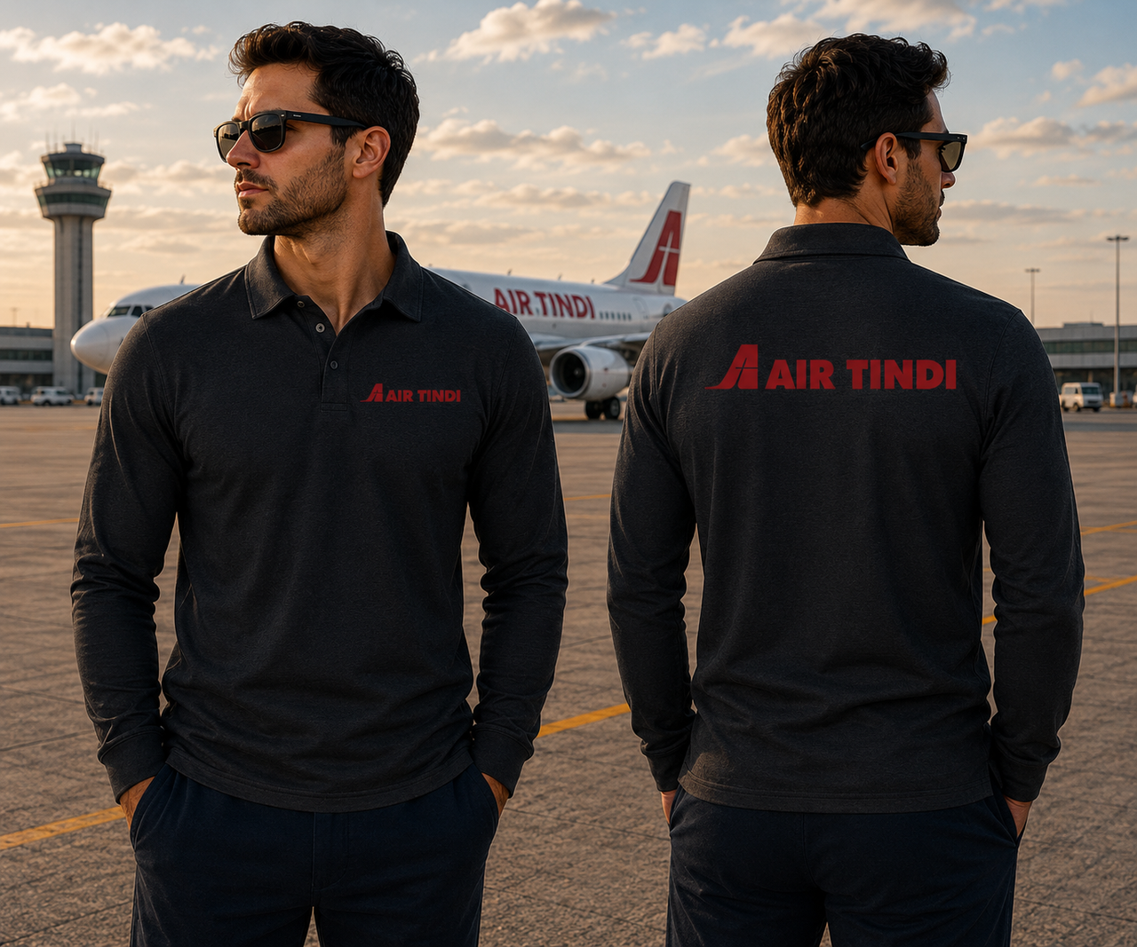 AIR TINDI LONG SLEEVE  POLO