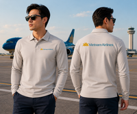 Thumbnail for VIETNAM AIRLINES LONG SLEEVE  POLO