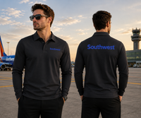 Thumbnail for AIR SOUTHWEST  LONG SLEEVE  POLO