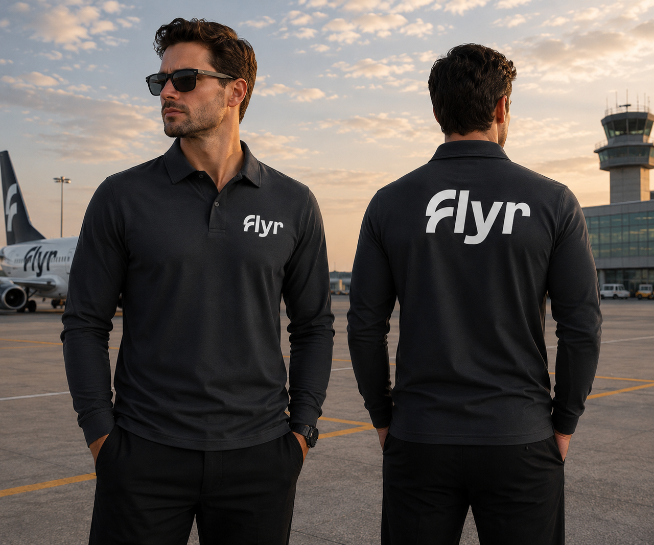 FLYR LONG SLEEVE  POLO