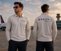 Thumbnail for DELTA CONNECTION LONG SLEEVE  POLO