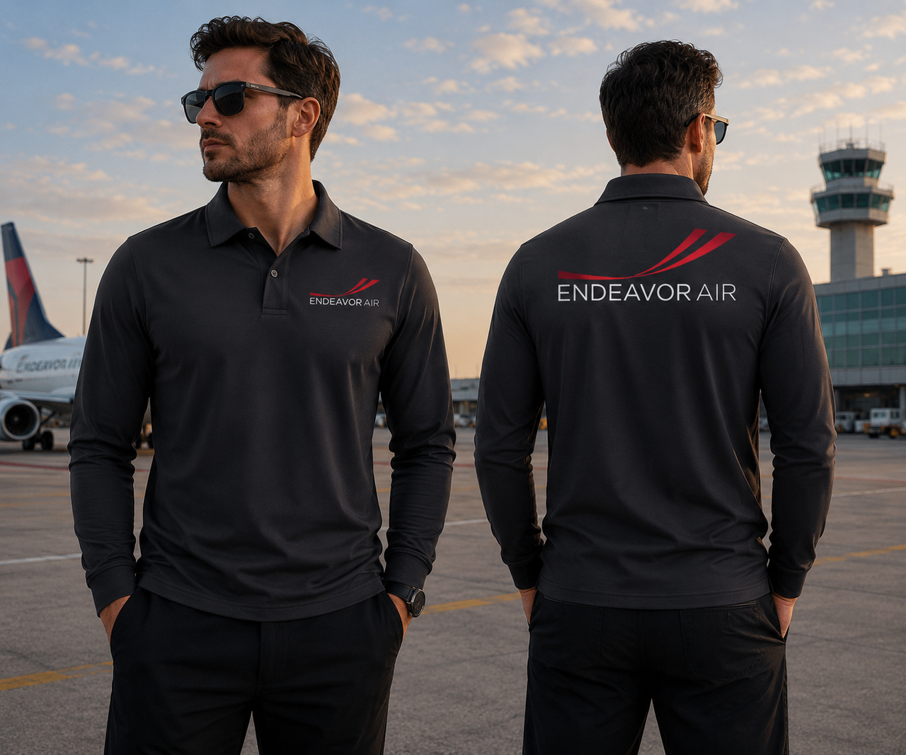 AIR ENDEAVOR LONG SLEEVE  POLO