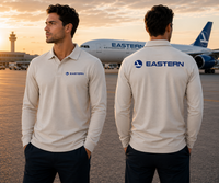 Thumbnail for EASTERN AIRLINES LONG SLEEVE  POLO