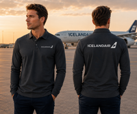 Thumbnail for ICELAND AIR  LONG SLEEVE  POLO