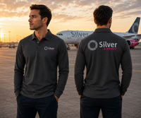 Thumbnail for SILVER AIRWAYS  LONG SLEEVE  POLO
