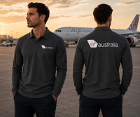 Thumbnail for AUSTRALIA AIRLINES LONG SLEEVE  POLO