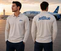 Thumbnail for JETBLUE AIRWAYS LONG SLEEVE  POLO