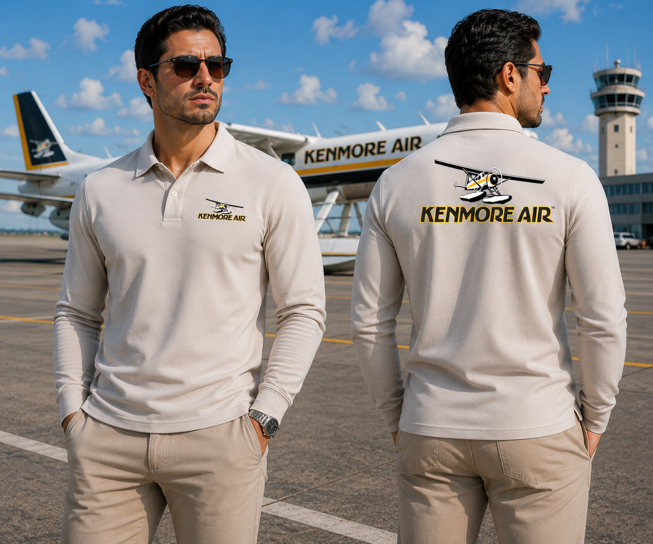 KENMORE AIR LONG SLEEVE  POLO