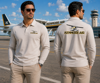 Thumbnail for KENMORE AIR LONG SLEEVE  POLO