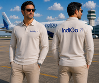 Thumbnail for INDIAGO AIRLINES LONG SLEEVE  POLO