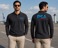 Thumbnail for PSA AIRLINES LONG SLEEVE  POLO