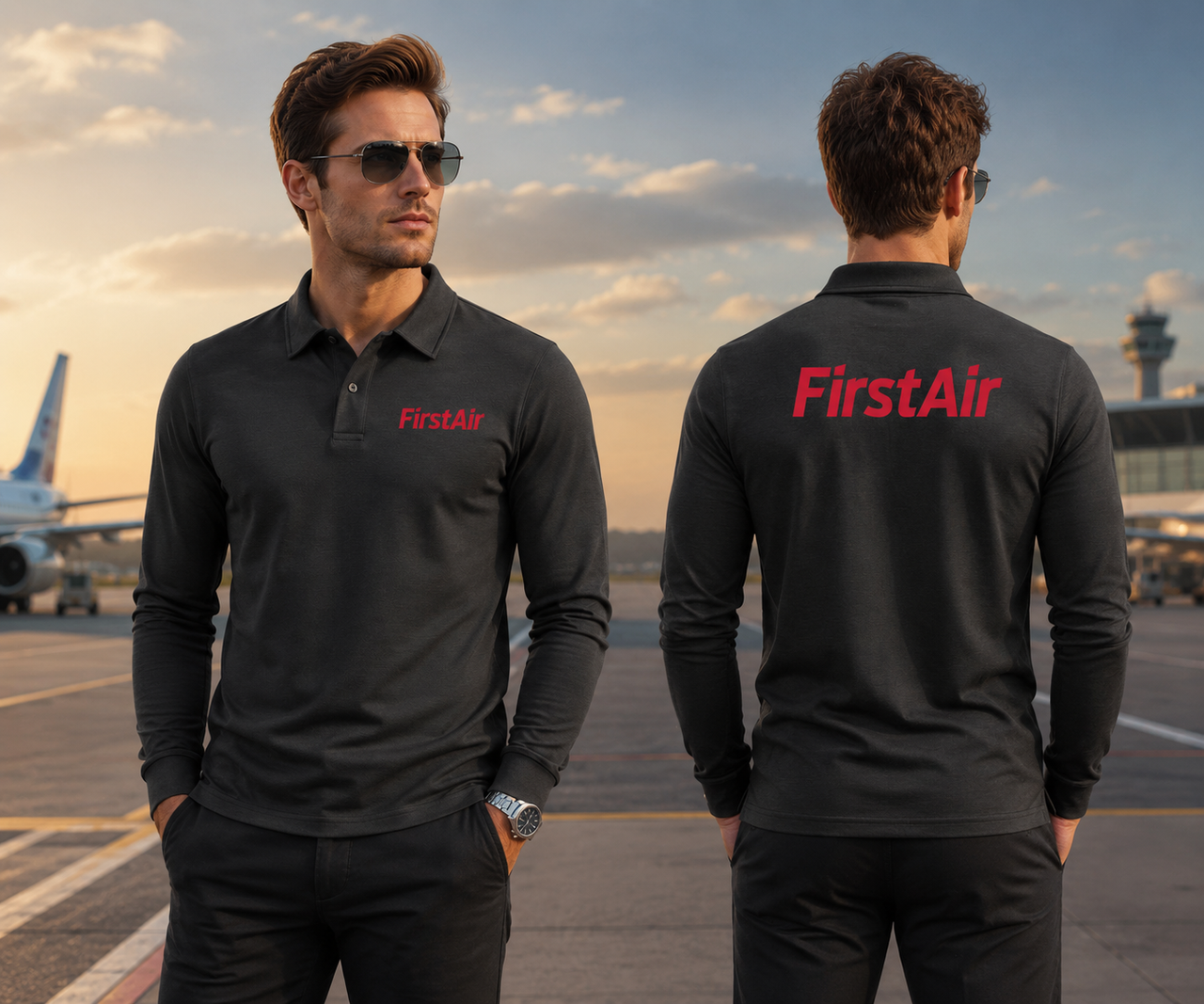FIRST AIR LONG SLEEVE POLO