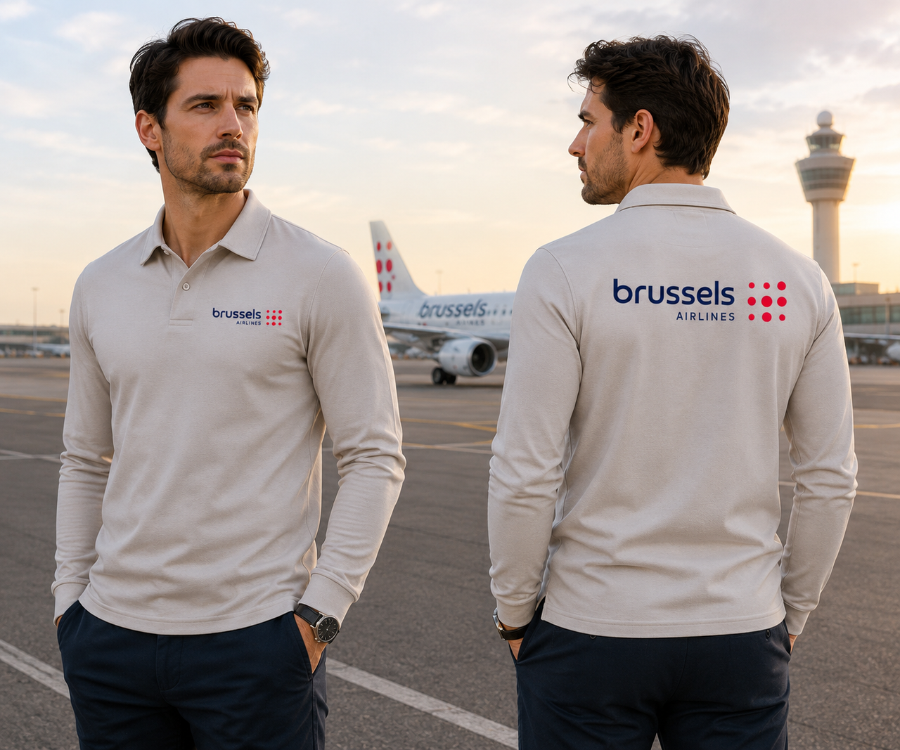 BRUSSELS LONG SLEEVE  POLO