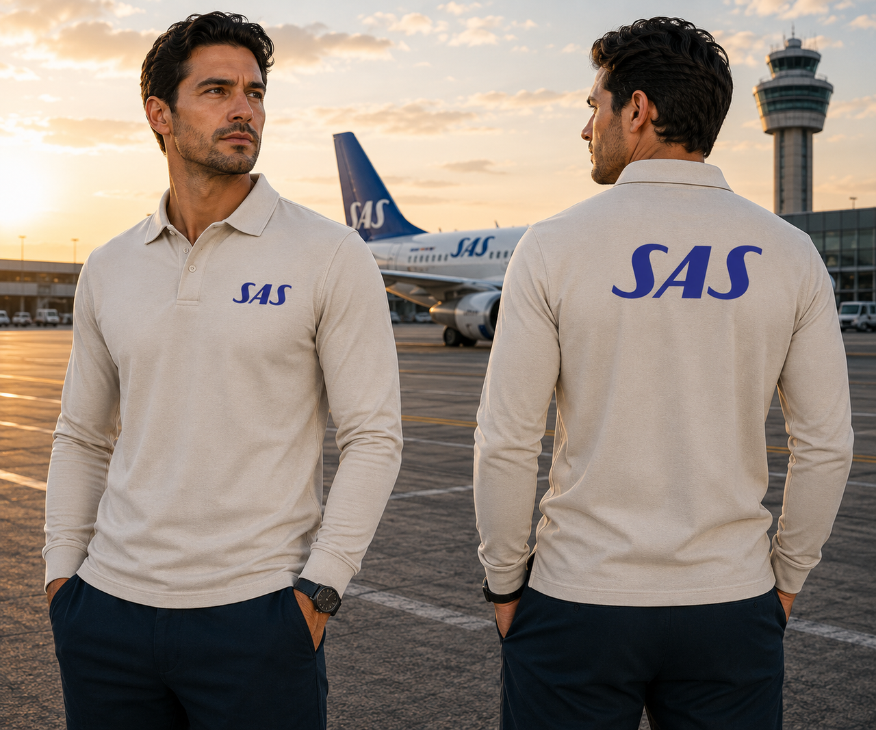 SAS  LONG SLEEVE  POLO
