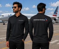 Thumbnail for AMERICAN AIRLINES LONG SLEEVE  POLO 01