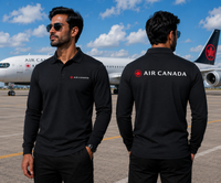 Thumbnail for CANADA AIRLINES LONG SLEEVE  POLO