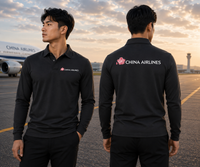 Thumbnail for CHINA AIRLINES LONG SLEEVE  POLO 01