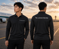Thumbnail for CATHAY PACIFIC  LONG SLEEVE  POLO
