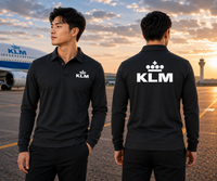 Thumbnail for KLM  LONG SLEEVE  POLO