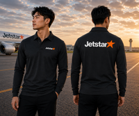 Thumbnail for JETTSTAR  LONG SLEEVE  POLO