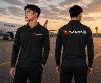 Thumbnail for QANTAS AIRLINES LONG SLEEVE  POLO