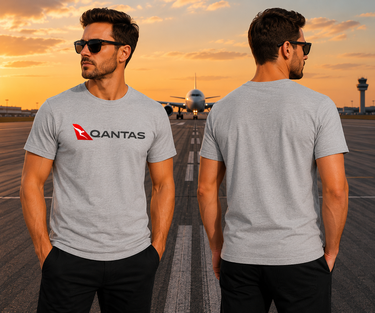 QANTAS AIRLINE T-SHIRT