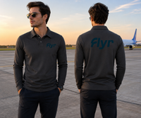 Thumbnail for FLYR LONG SLEEVE  POLO 01