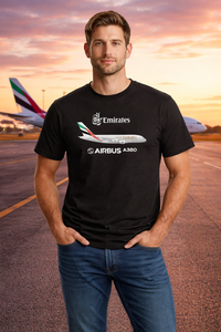 Thumbnail for EMIRATES AIRBUS A380 T-SHIRT