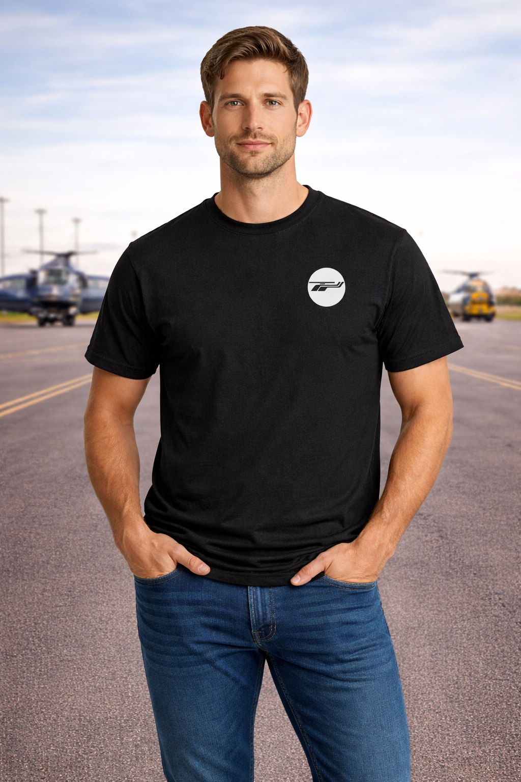 AIRBUS HELICOPTER LOGO T-SHIRT