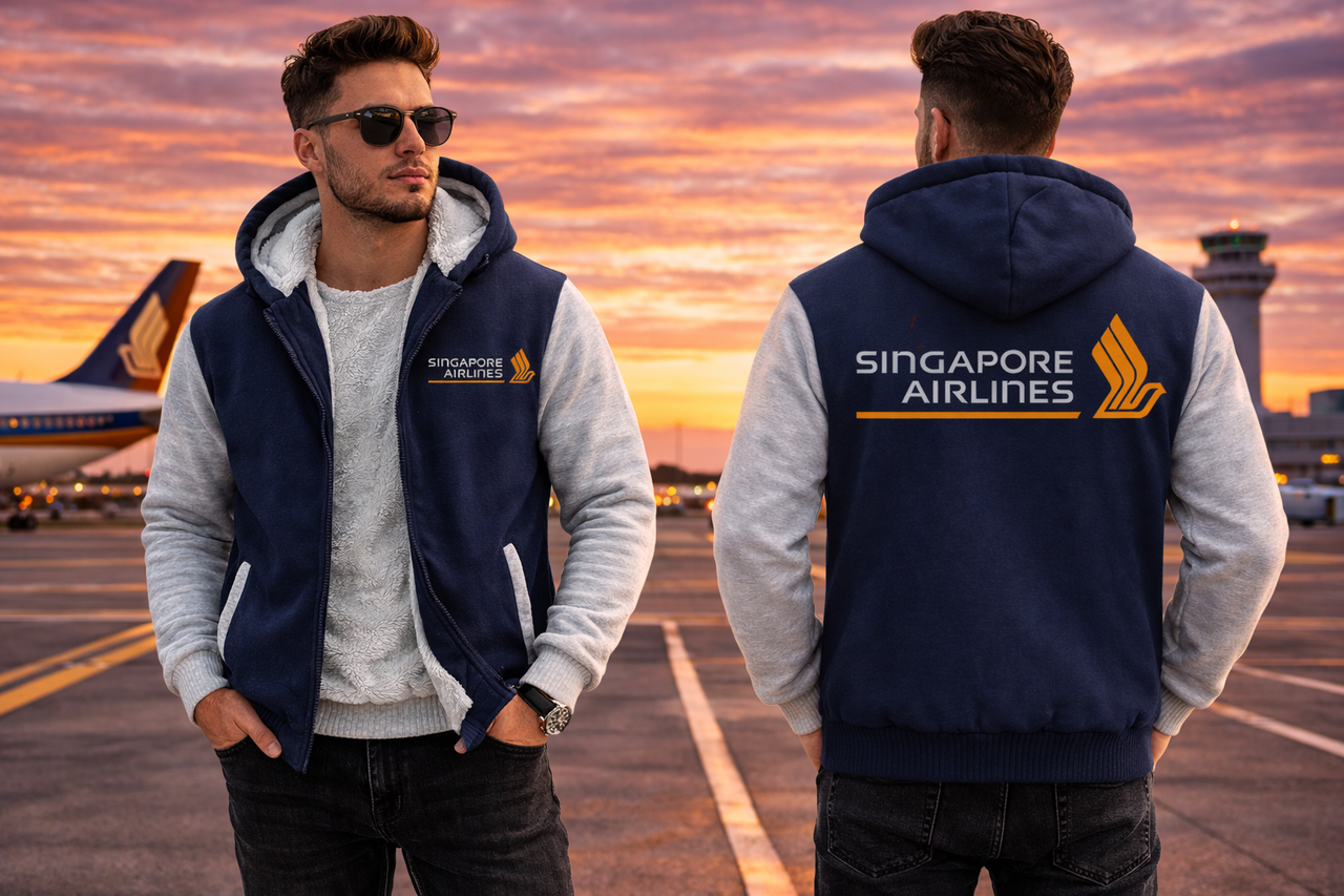 SINGAPORE AIRLINES  JACKETS FLEECE SWEATSHIRT