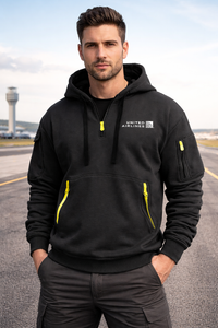 Thumbnail for UNITED AIRLINES HOODED JACKET PULLOVER