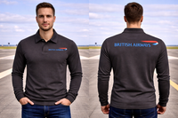 Thumbnail for BRITISH AIRLINES LONG SLEEVE  POLO 1