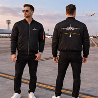 Thumbnail for AIRPLANE LANDING AVIATOR JACKET