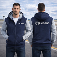 Thumbnail for CESSNA LOGO WINTER THICK ZIP SWEATSHIRT
