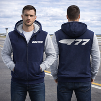 Thumbnail for BOEING 777 WINTER THICK ZIP SWEATSHIRT