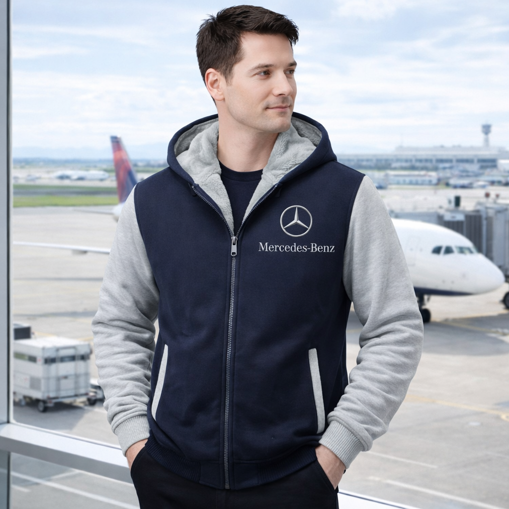 MERCEDES BENZ  AUTOMOBILE  FLEECE SWEATSHIRT