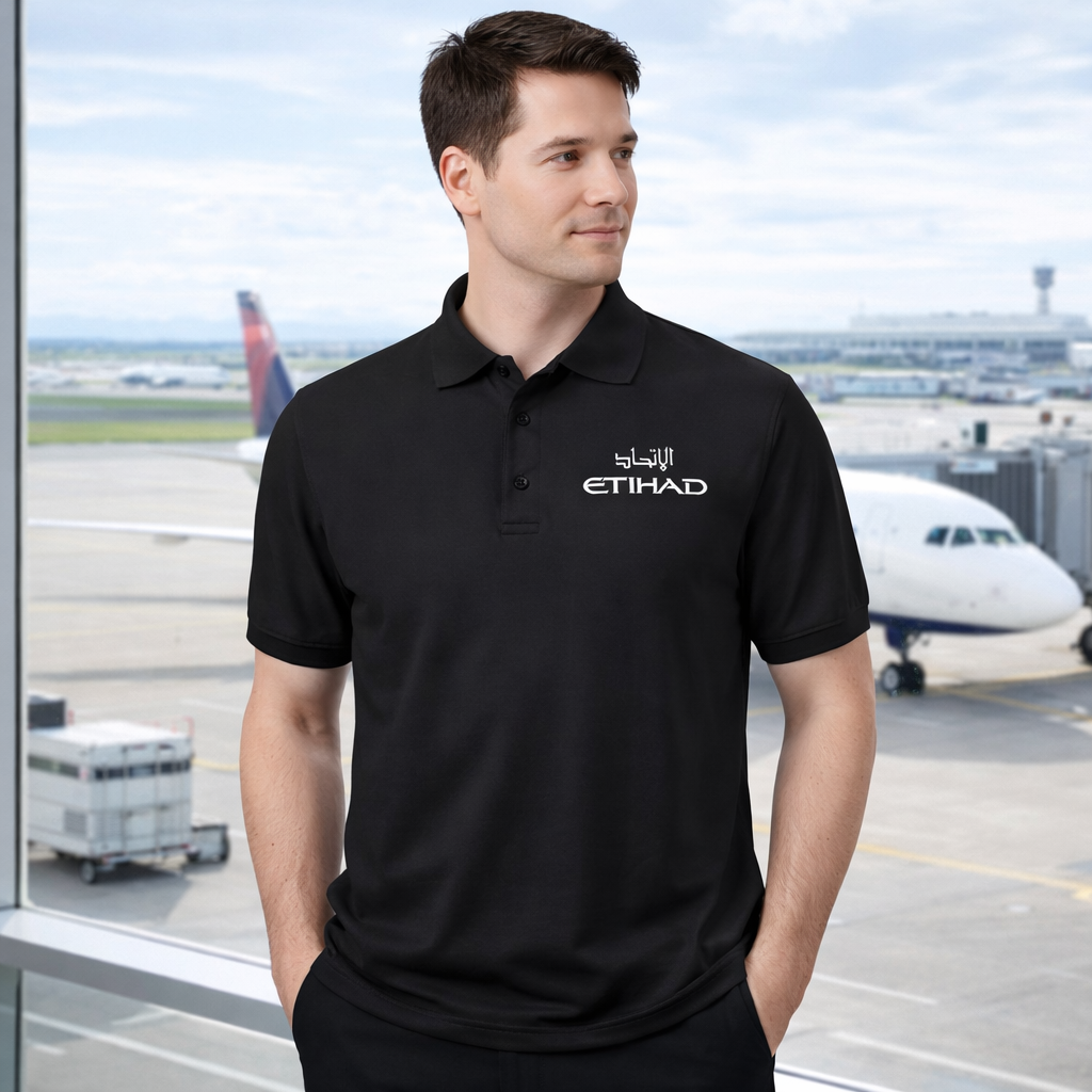 ETIHAD AIRLINES POLO T-SHIRT