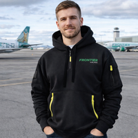 Thumbnail for FRONTIER AIRLINE HOODED JACKET PULLOVER