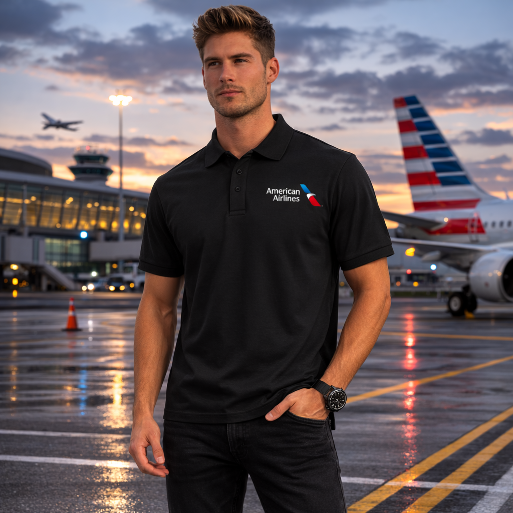 AMERICAN AIRLINES POLO T-SHIRT