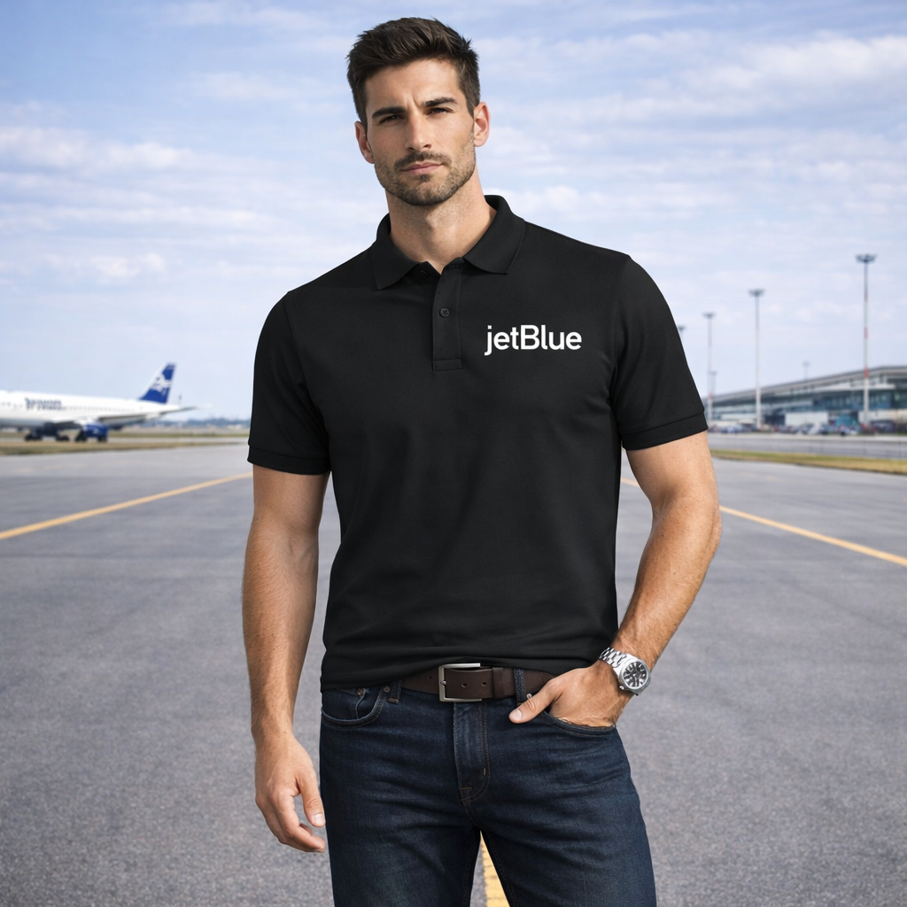 JETBLUE AIRLINES POLO T-SHIRT