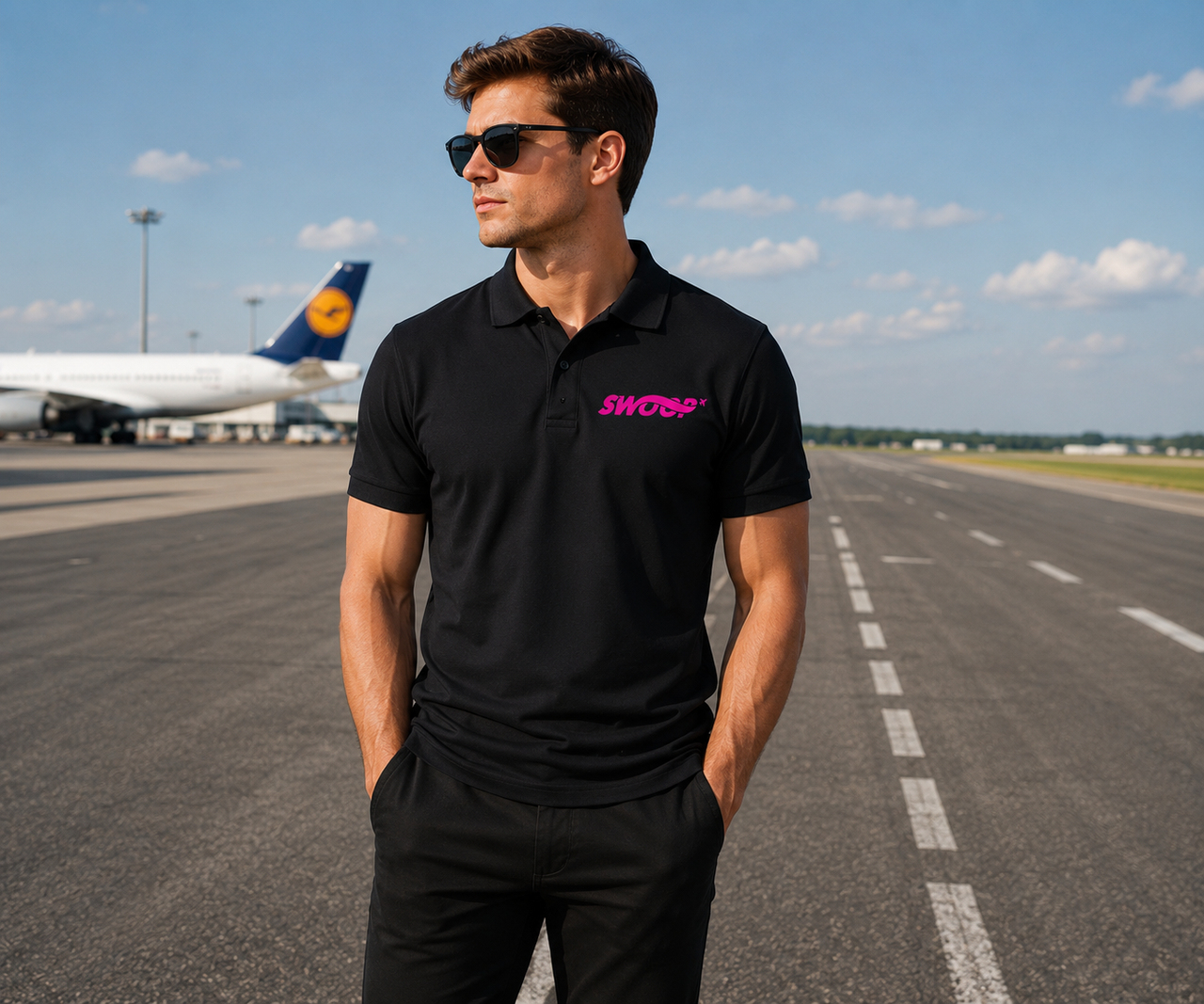 SWOOP AIRLINES POLO T-SHIRT