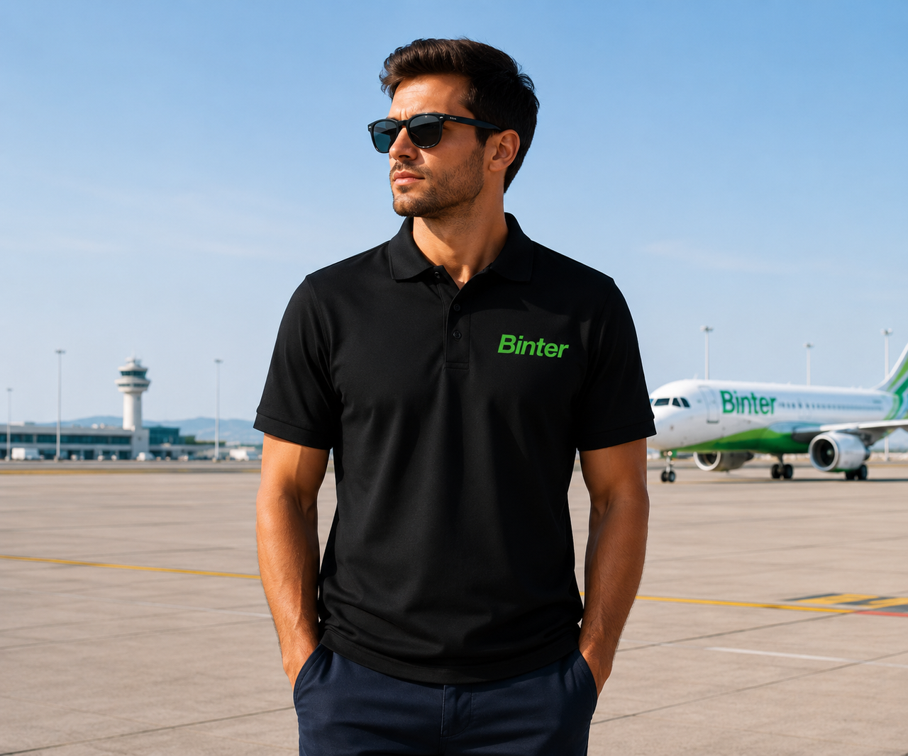 BINTER AIRLINES POLO T-SHIRT 2