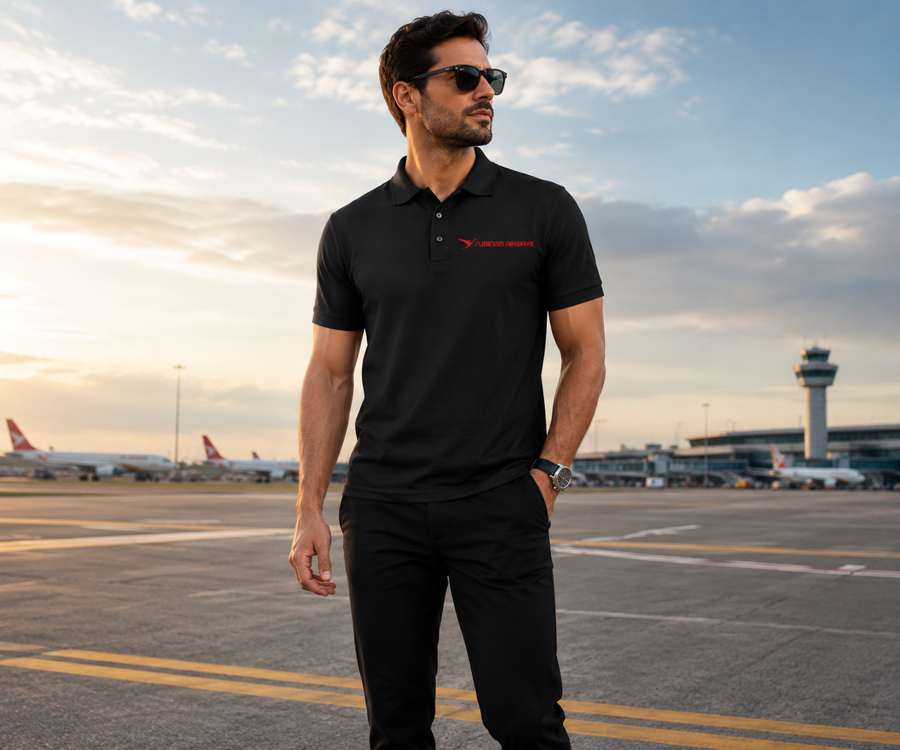 SURINAM AIRLINES POLO T-SHIRT