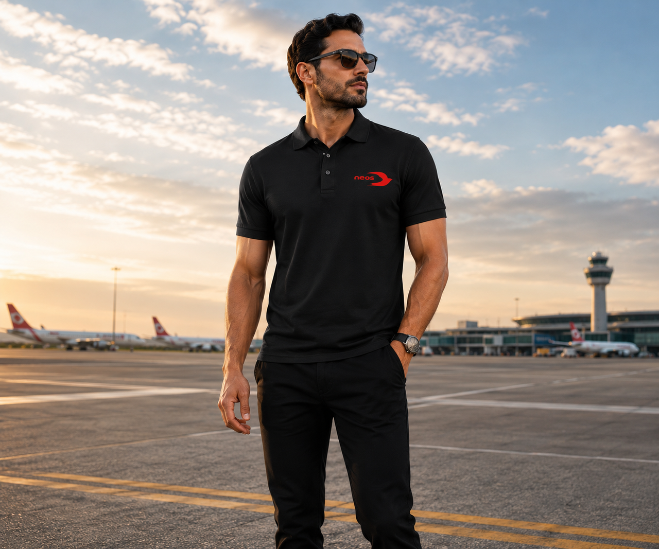 NEOS AIRLINES POLO T-SHIRT