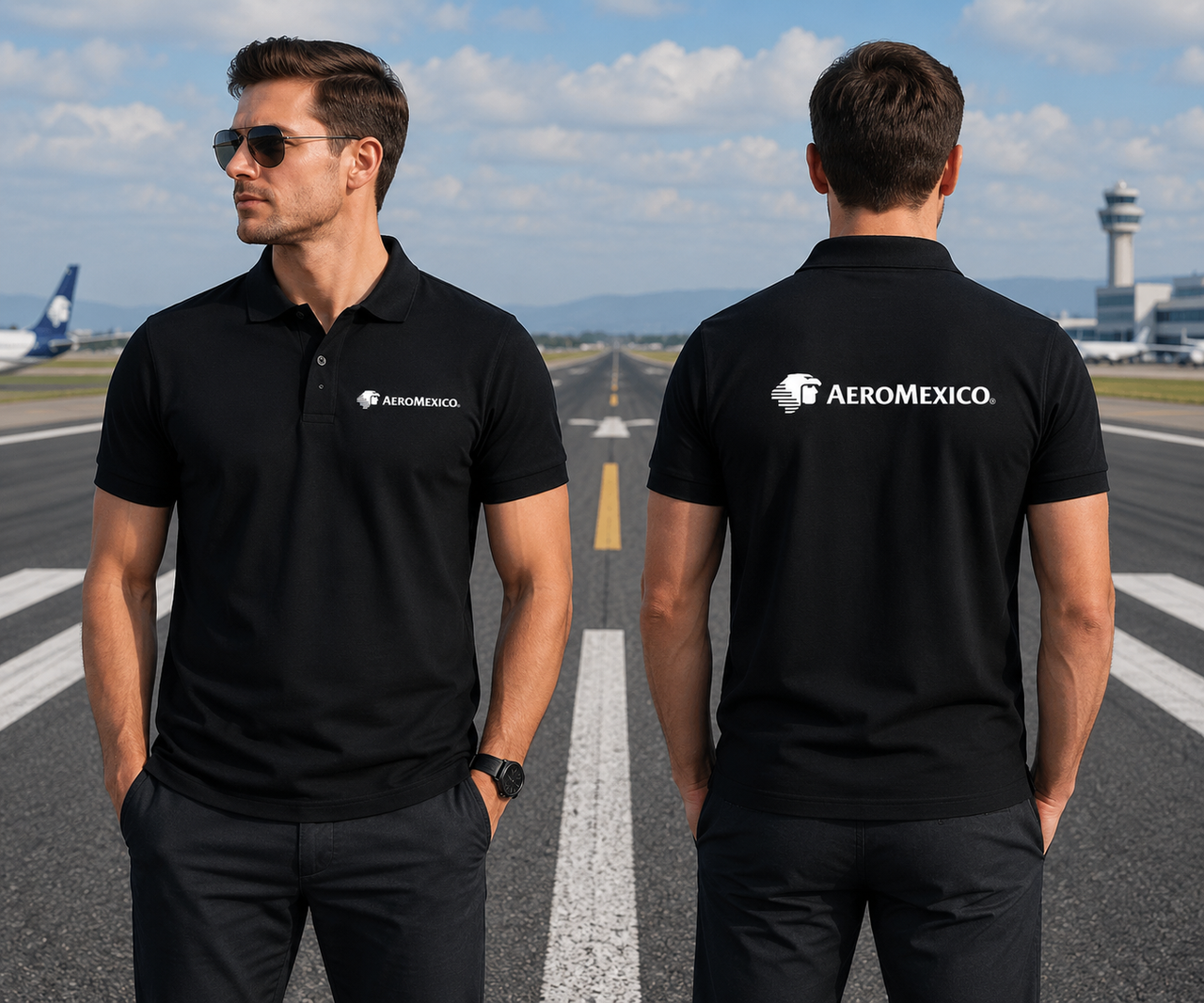 MEXCICO AIRLINES POLO T-SHIRT