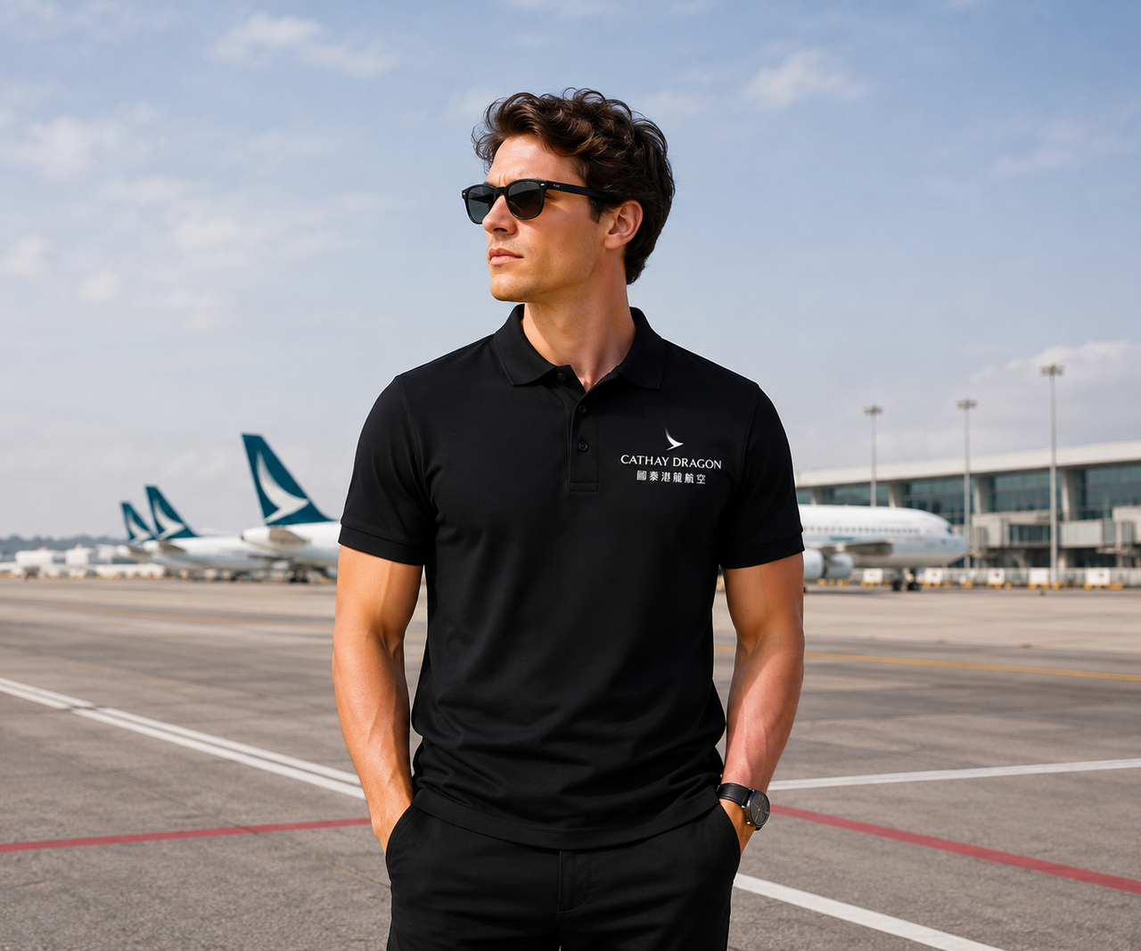 CATHAY AIRLINES POLO T-SHIRT